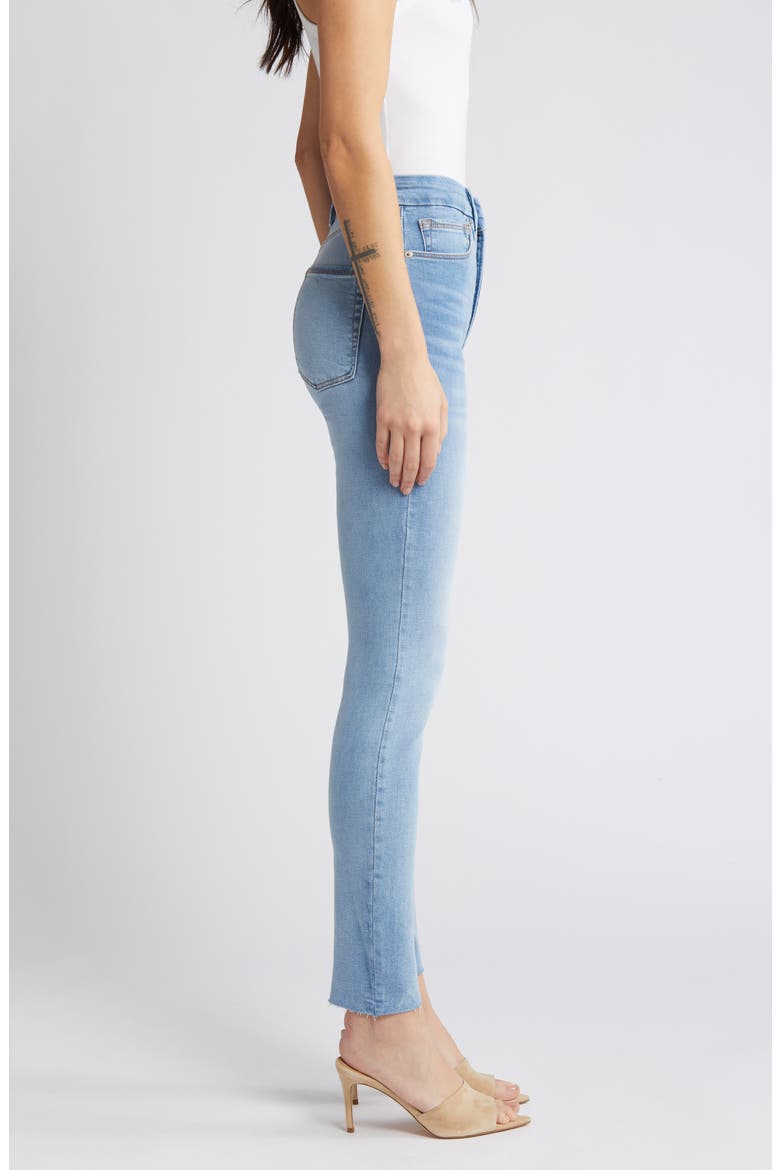 Good Waist High Waist Ankle Skinny Jeans, Alternate, color, INDIGO579