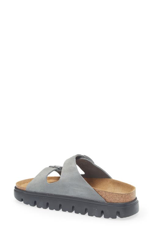 Birkenstock Arizona Chunky Sandals Basalt Grey In Gray