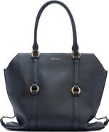 McQueen Farringdon Leather North/South Tote