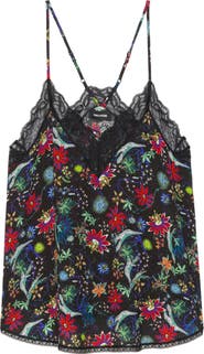 Zadig & Voltaire Christy Virgin Garden Print Camisole