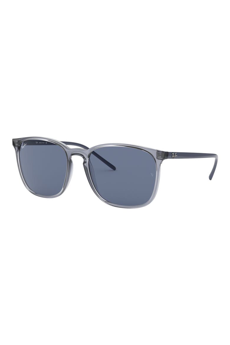 56mm Sunglasses, Alternate, color, ROSE GOLD BLACK