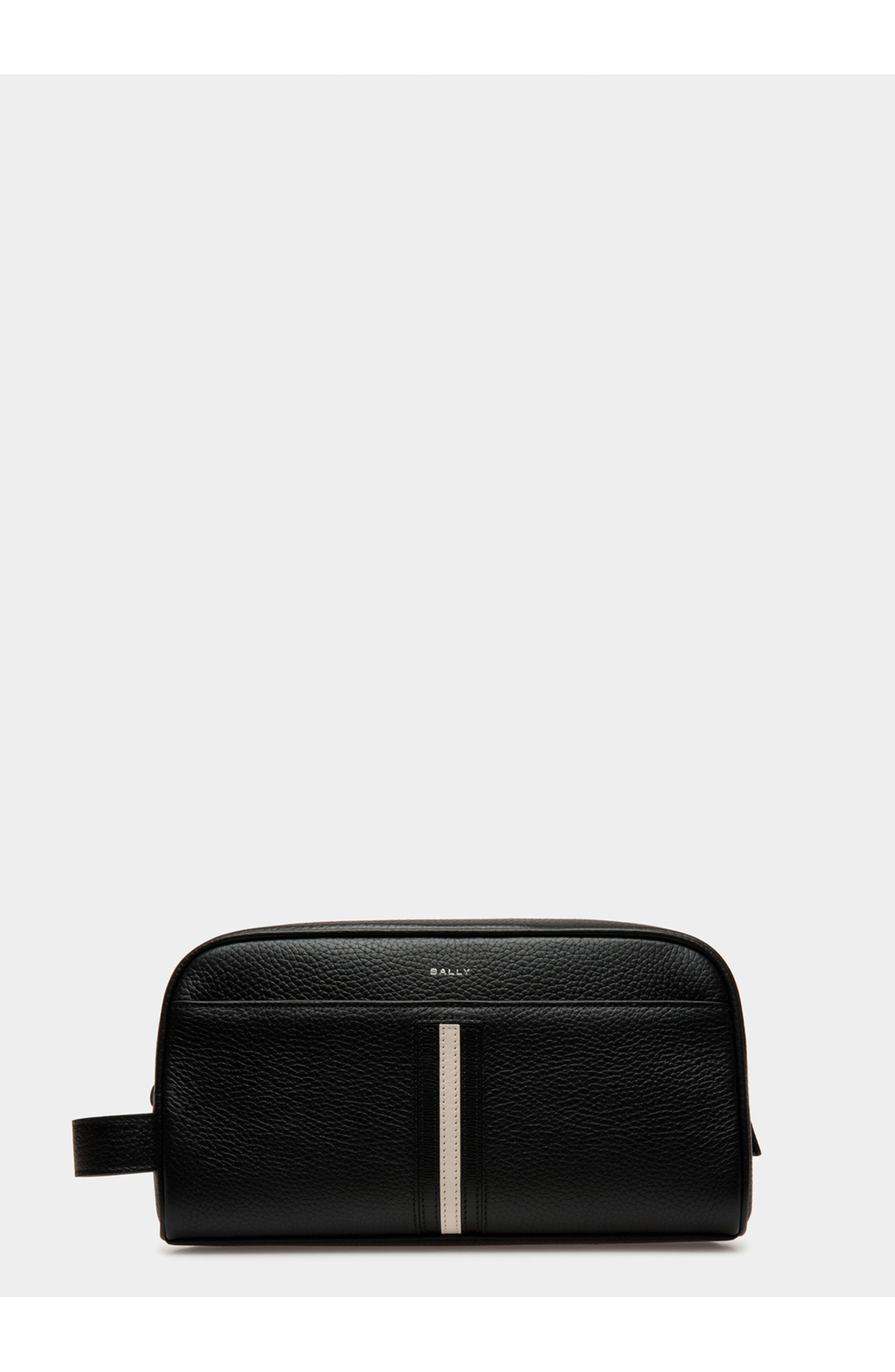 Bally Ribbon Necessaire, Main, color, Black
