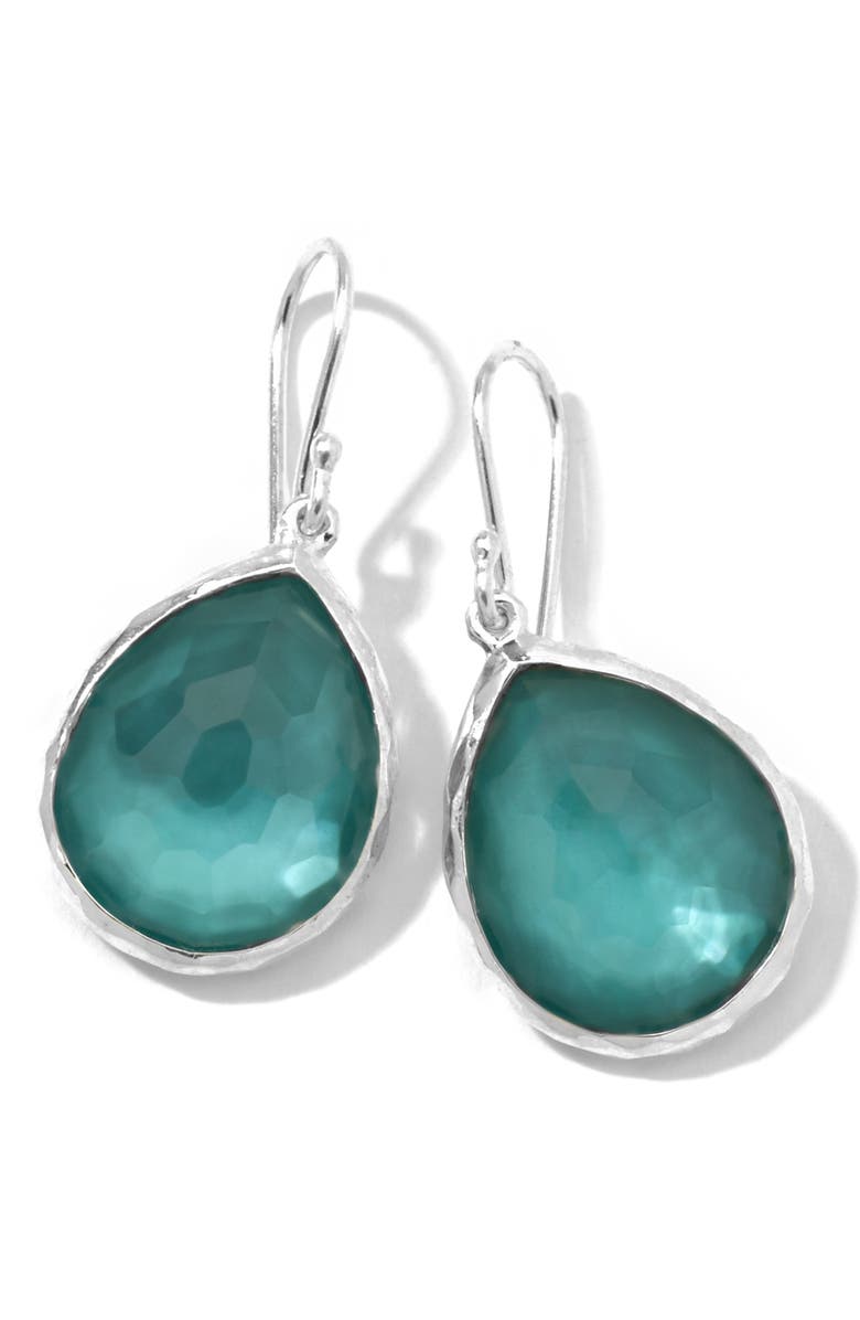 Ippolita Wonderland Sterling Silver Mini Doublet Teardrop Earrings, Alternate, color,