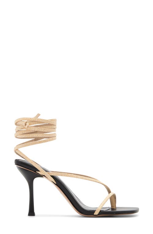 Steve Madden Athea Ankle Strap Sandal In Raffia