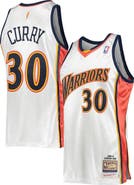 Mitchell & Ness Men's Mitchell & Ness Stephen Curry White Golden State Warriors 2009/10 Hardwood Classics Authentic Jersey