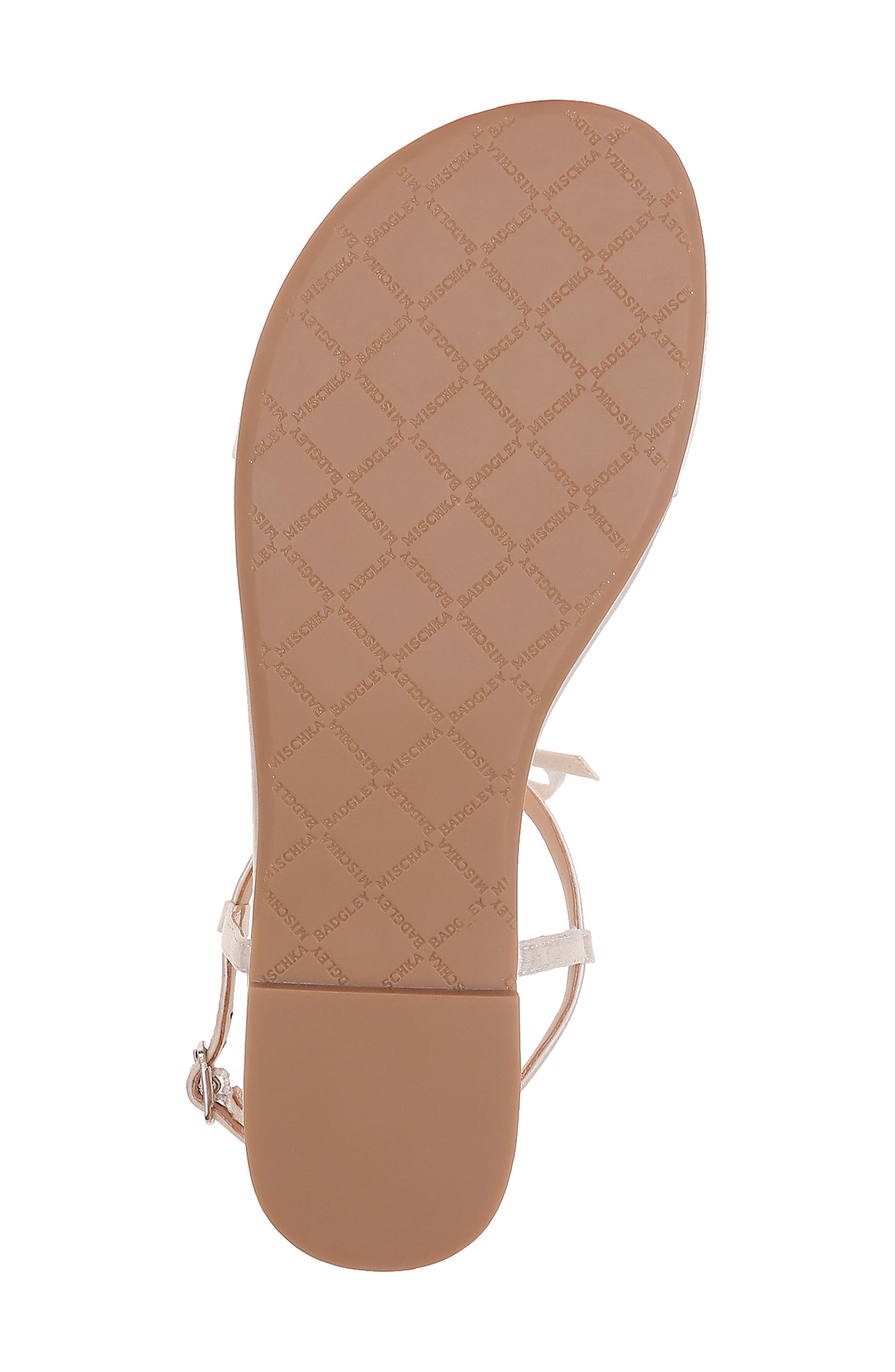 Badgley Mischka Honey Embellished Sandal, Alternate, color, IVORY SATIN