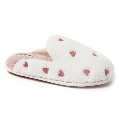 Dearfoams Teddy Tab Scuff Slipper In Multi