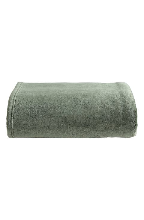 Ultra Lux Plush Solid Throw Blanket