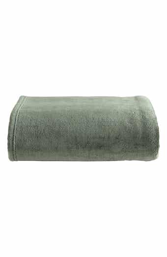 Eddie Bauer Ultra Lux Plush Solid Throw Blanket