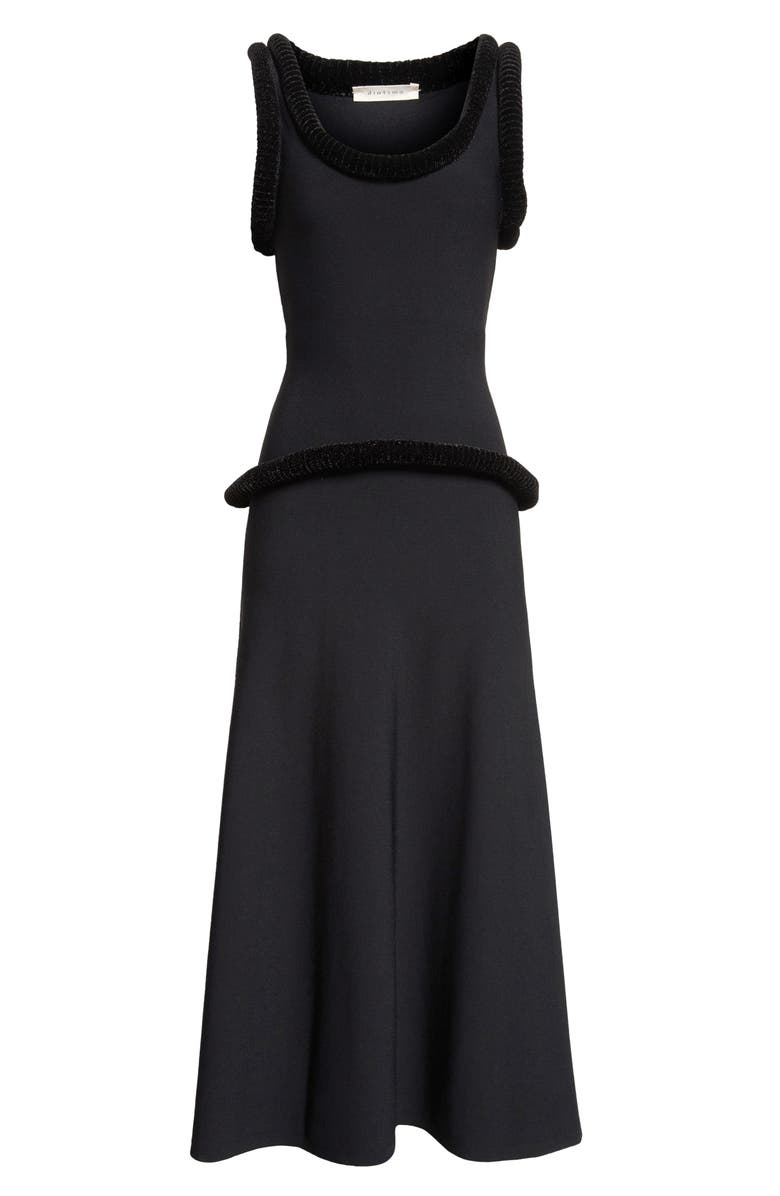 Diotima Basseterre High-Low Midi Tank Dress, Main, color, Black