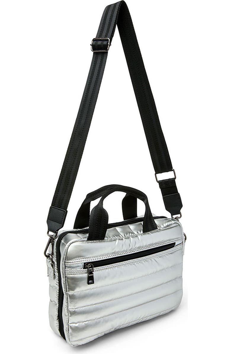THINK ROYLN Stowaway Travel Bag, Alternate, color, Pearl Silver