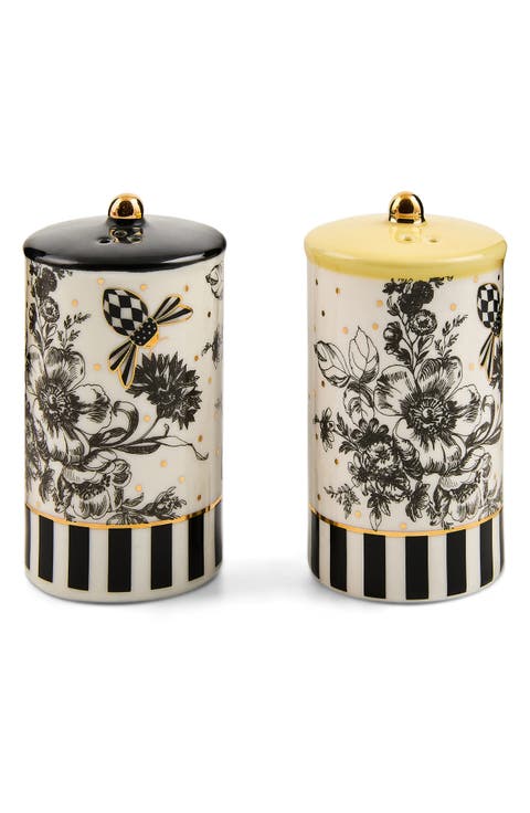 Bee Toile Salt & Pepper Shaker Set