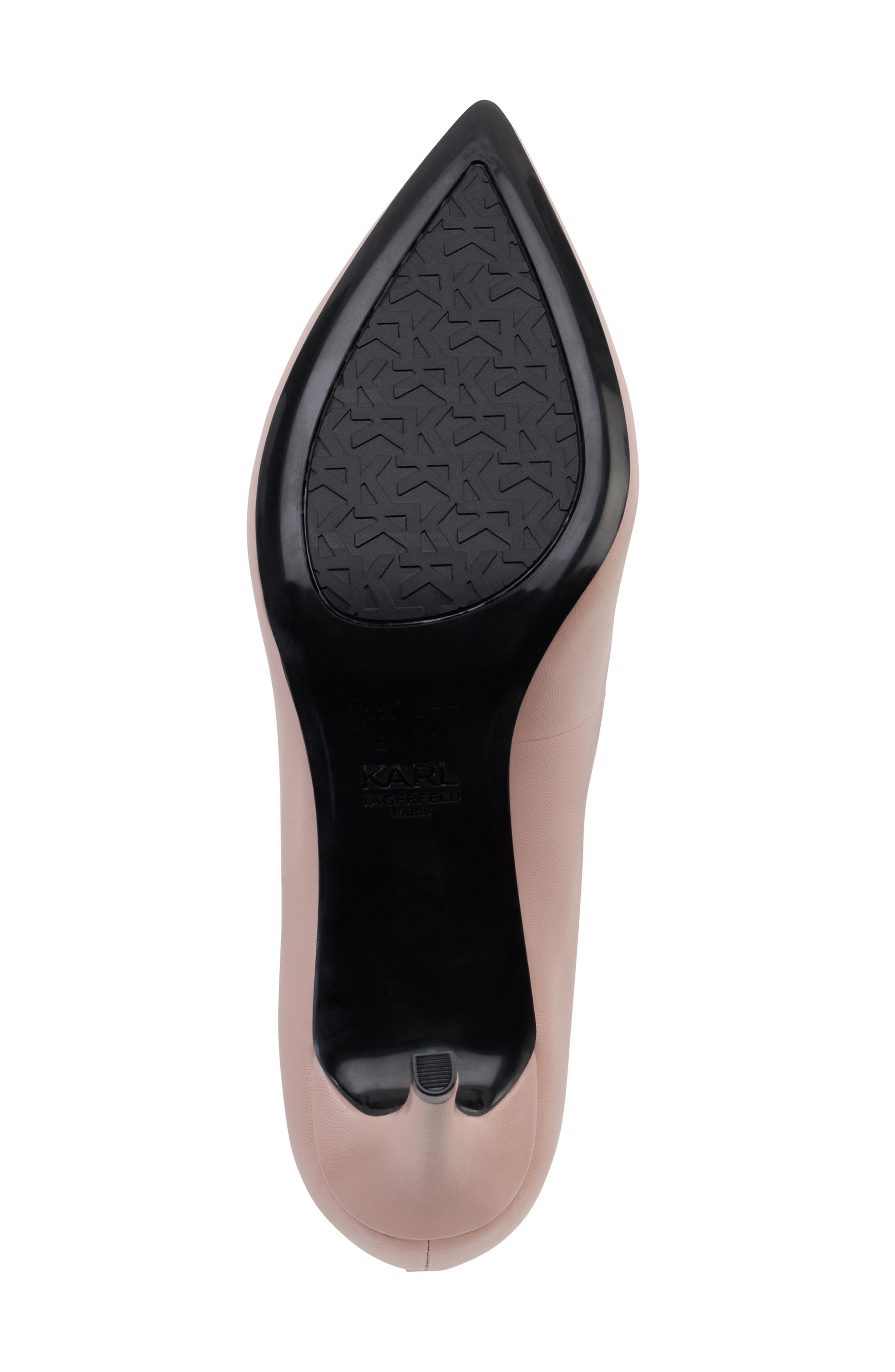 KARL LAGERFELD PARIS Royale Pointed Toe Pump, Alternate, color, 