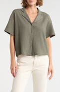 DR2 by Daniel Rainn Short Sleeve Knit Button-Up Shirt