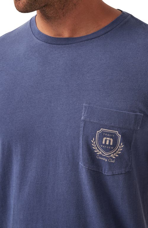 Travismathew Local Favorite Patch Pocket Graphic T-shirt In Blue