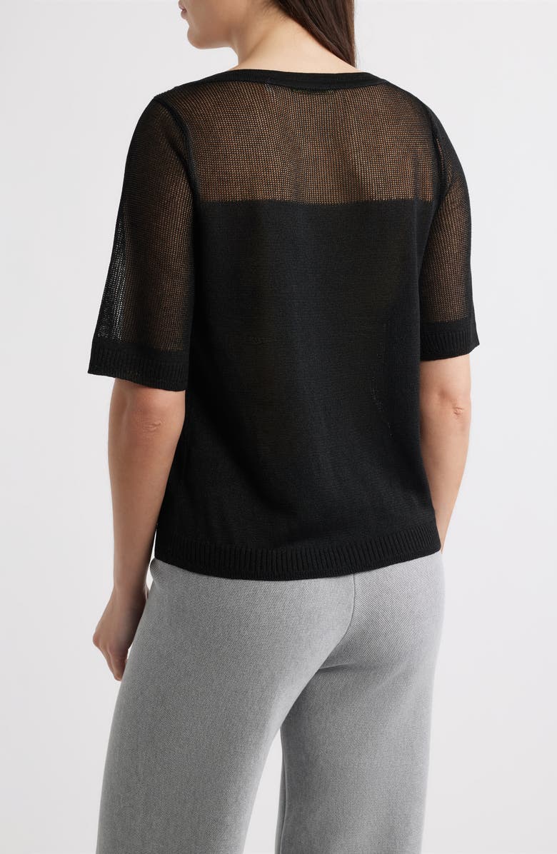 KOBI HALPERIN Romi Elbow Sleeve Knit Top, Alternate, color, 