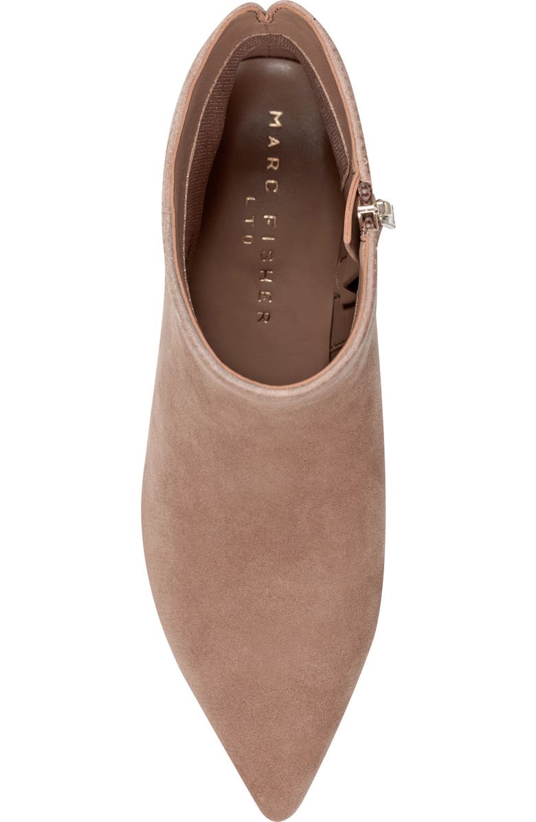 Marc Fisher LTD Leonna Pointed Toe Bootie, Alternate, color, Medium Natural