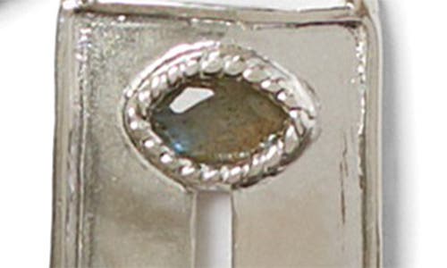 Chan Luu Double Lock Charm Necklace In Silver