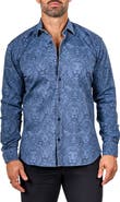 Maceoo Fibonacci Marthy Contemporary Fit Button-Up Shirt