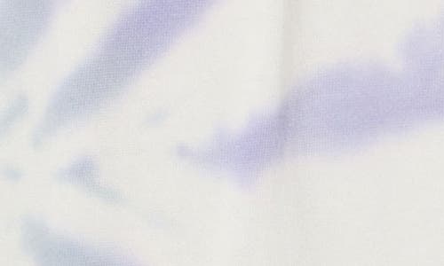 Threads 4 Thought Nicola Tie-dye Fleece Shorts In Blue Multi
