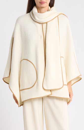 Sabrina Poncho with Scarf Neck