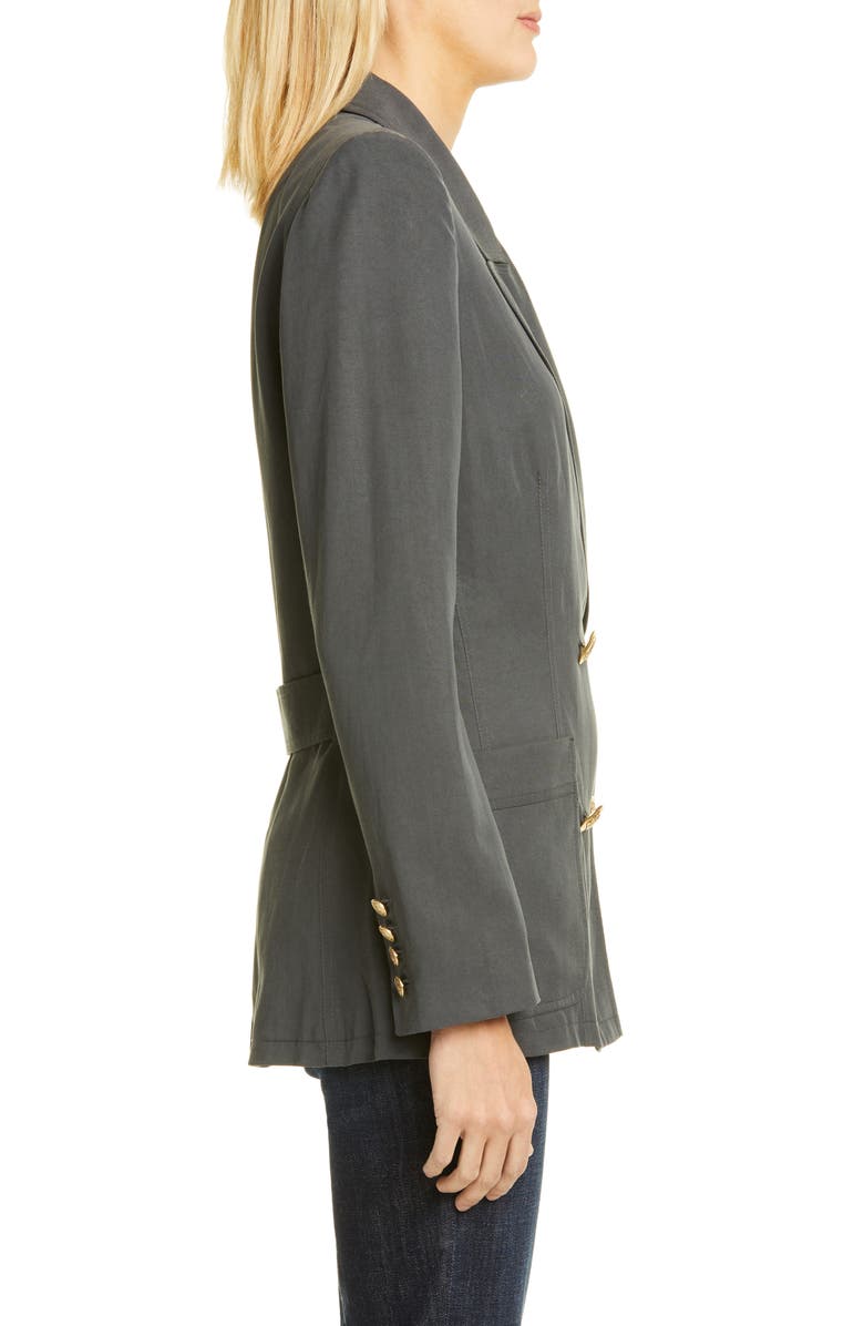 Smythe Unstructured Double Breasted Blazer, Alternate, color, 