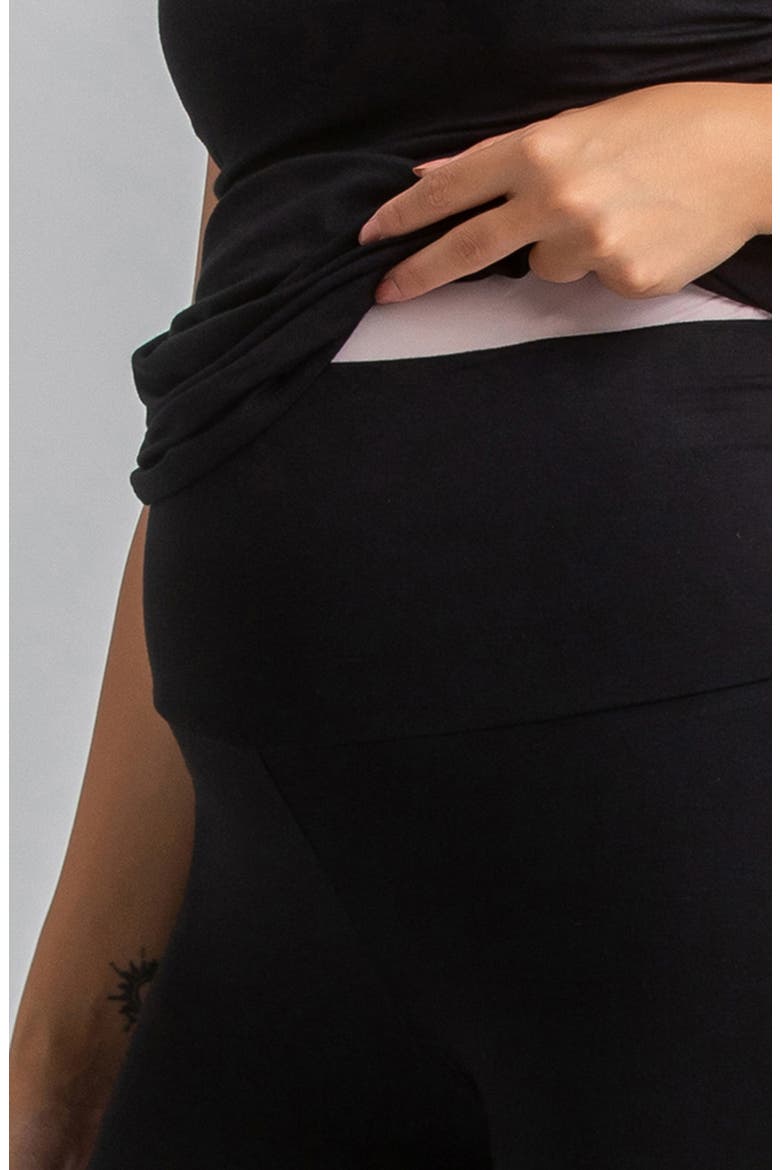 Maternity Leggings, Alternate, color, BLACK