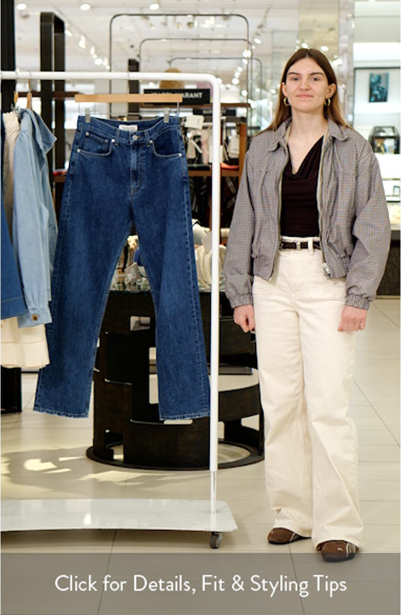 Kent High Waist Straight Leg Jeans, sales video thumbnail