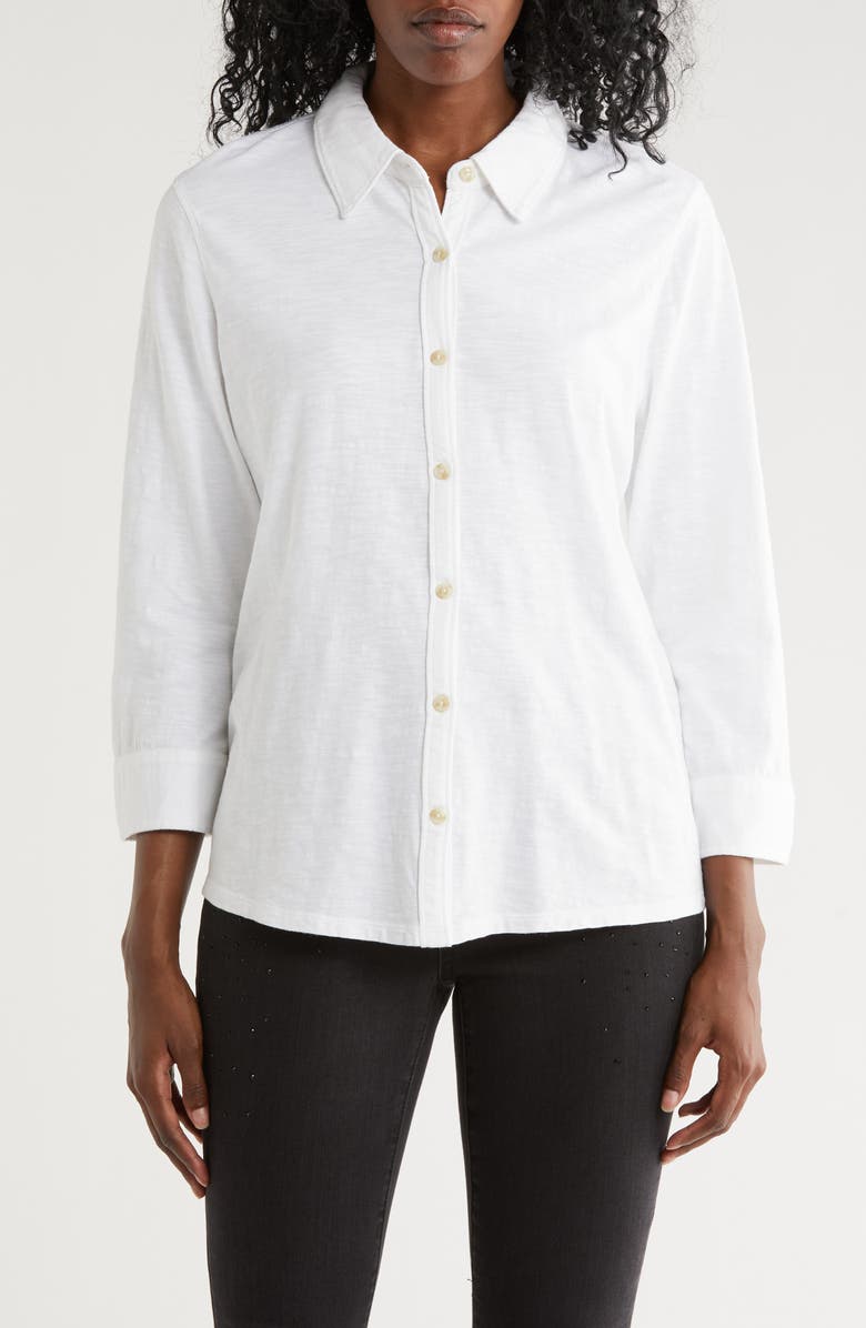 Tommy Bahama Indigo Palms Sun Faded Shirt, Main, color, White