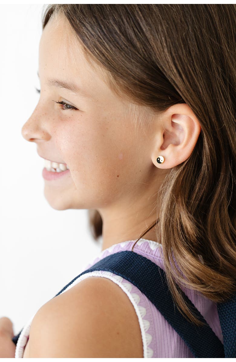 Pip Pop Yin Yang Stud Earrings, Alternate, color, Multi