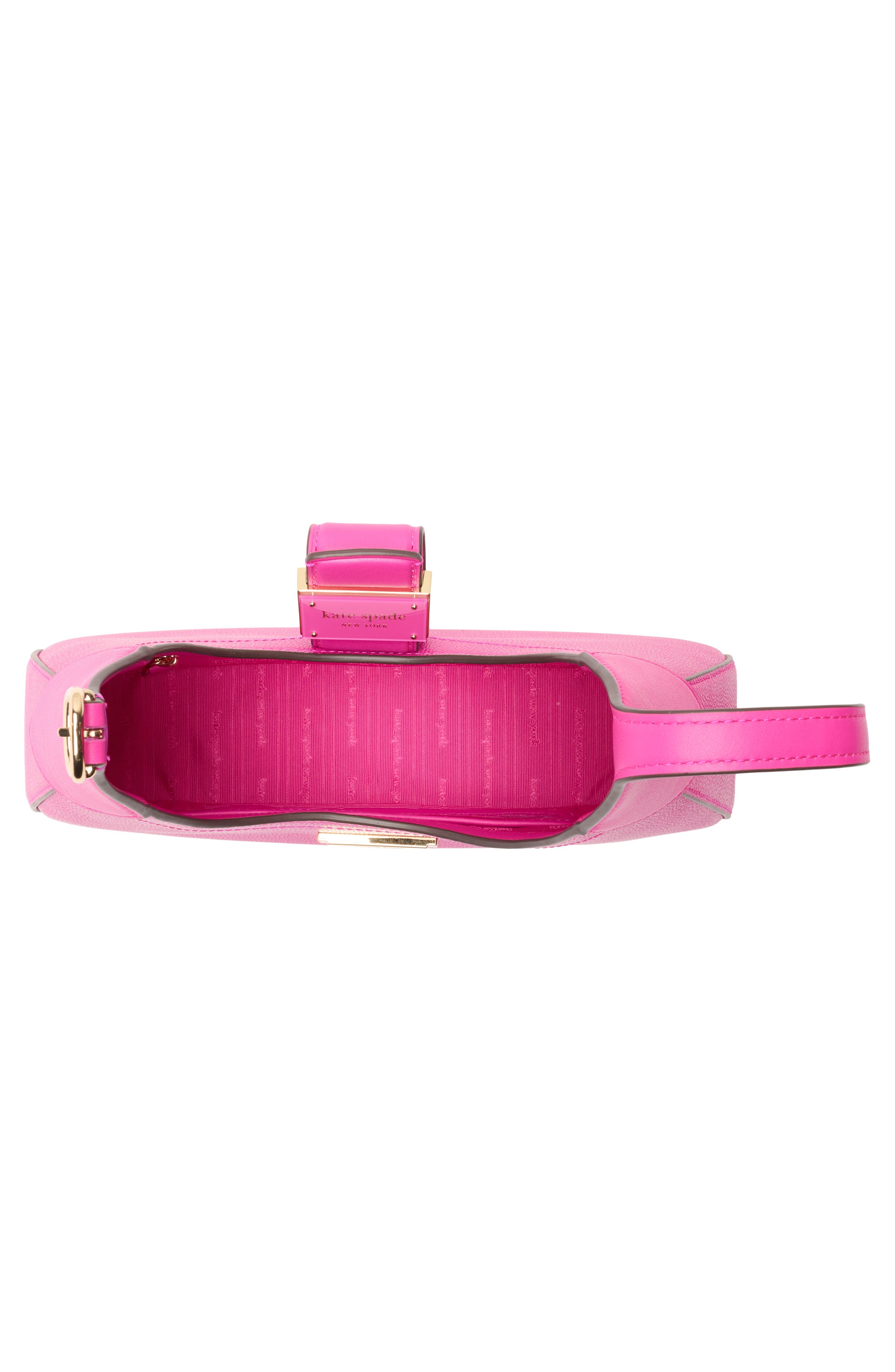 nouveau leather shoulder bag, Alternate, color, MARKER PINK