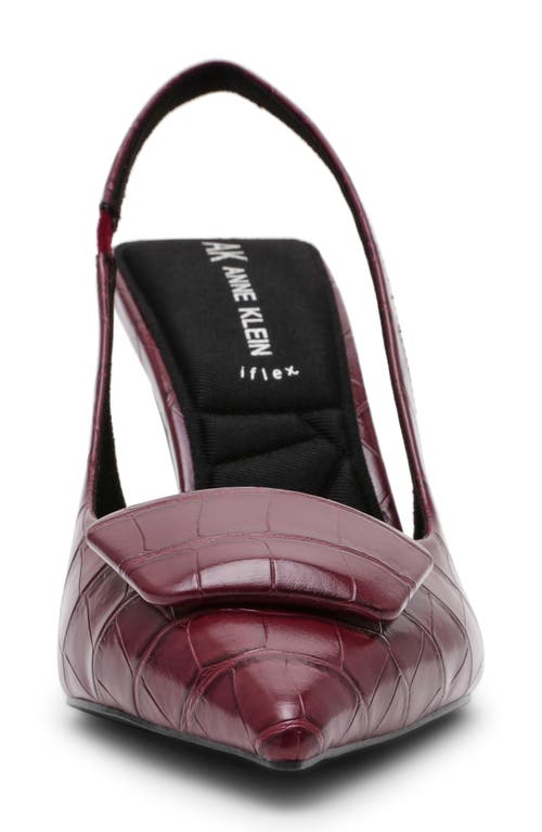 Anne Klein Ilani Slingback Pump In Burgundy