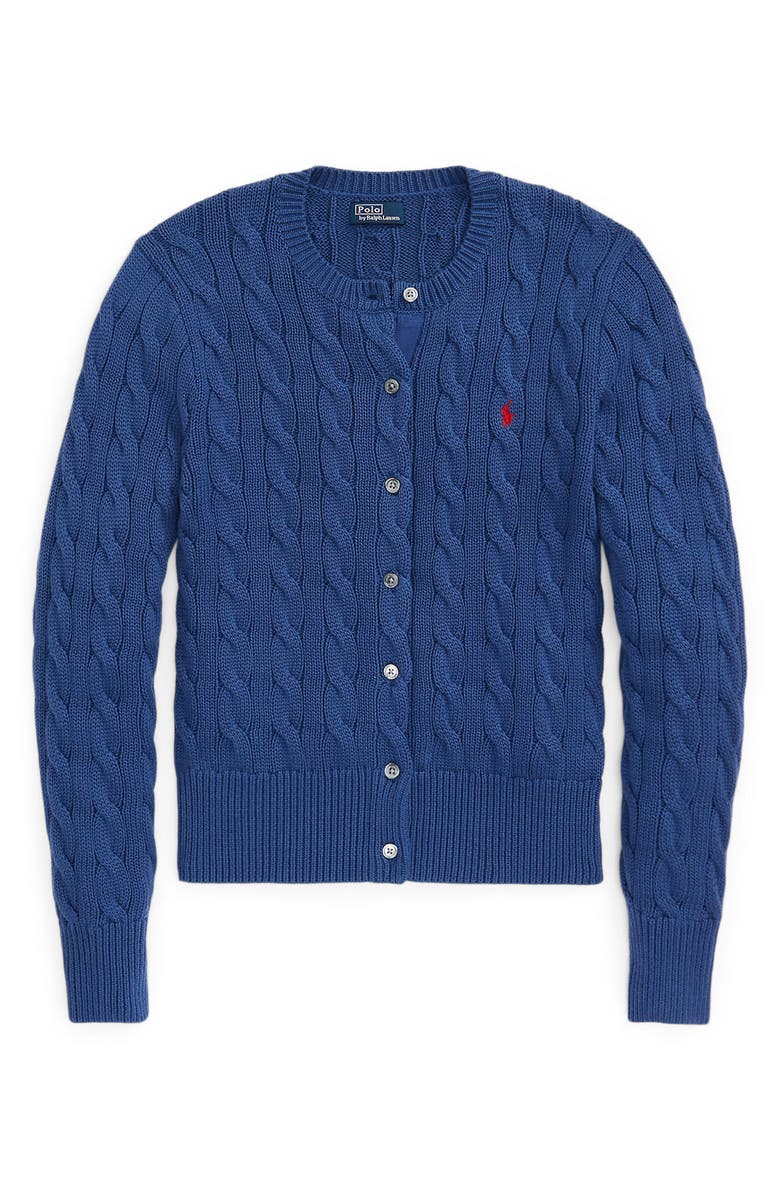 Polo Ralph Lauren Cable Stitch Cardigan, Alternate, color,