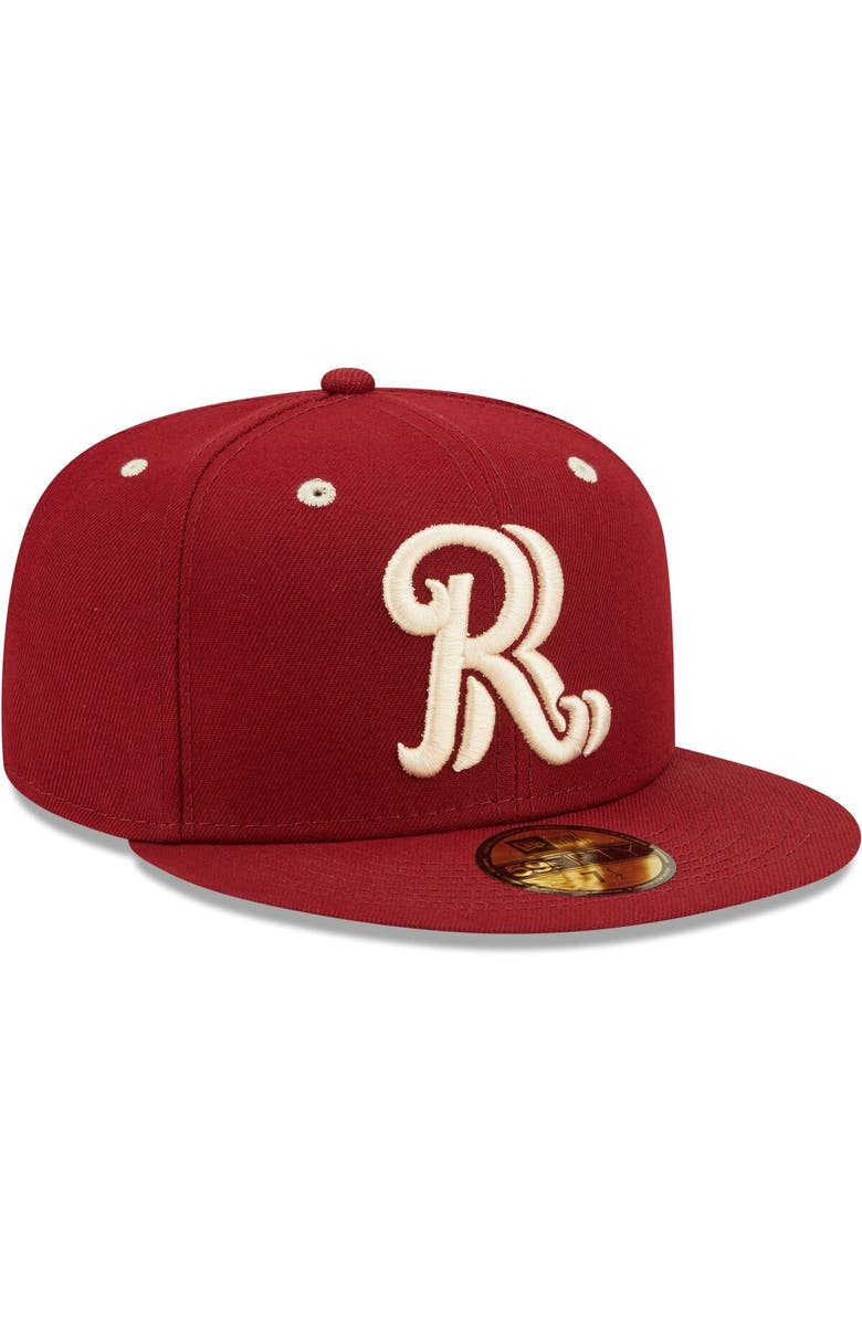 New Era Men's New Era Red Frisco RoughRiders Authentic Collection Team Game 59FIFTY Fitted Hat, Alternate, color,