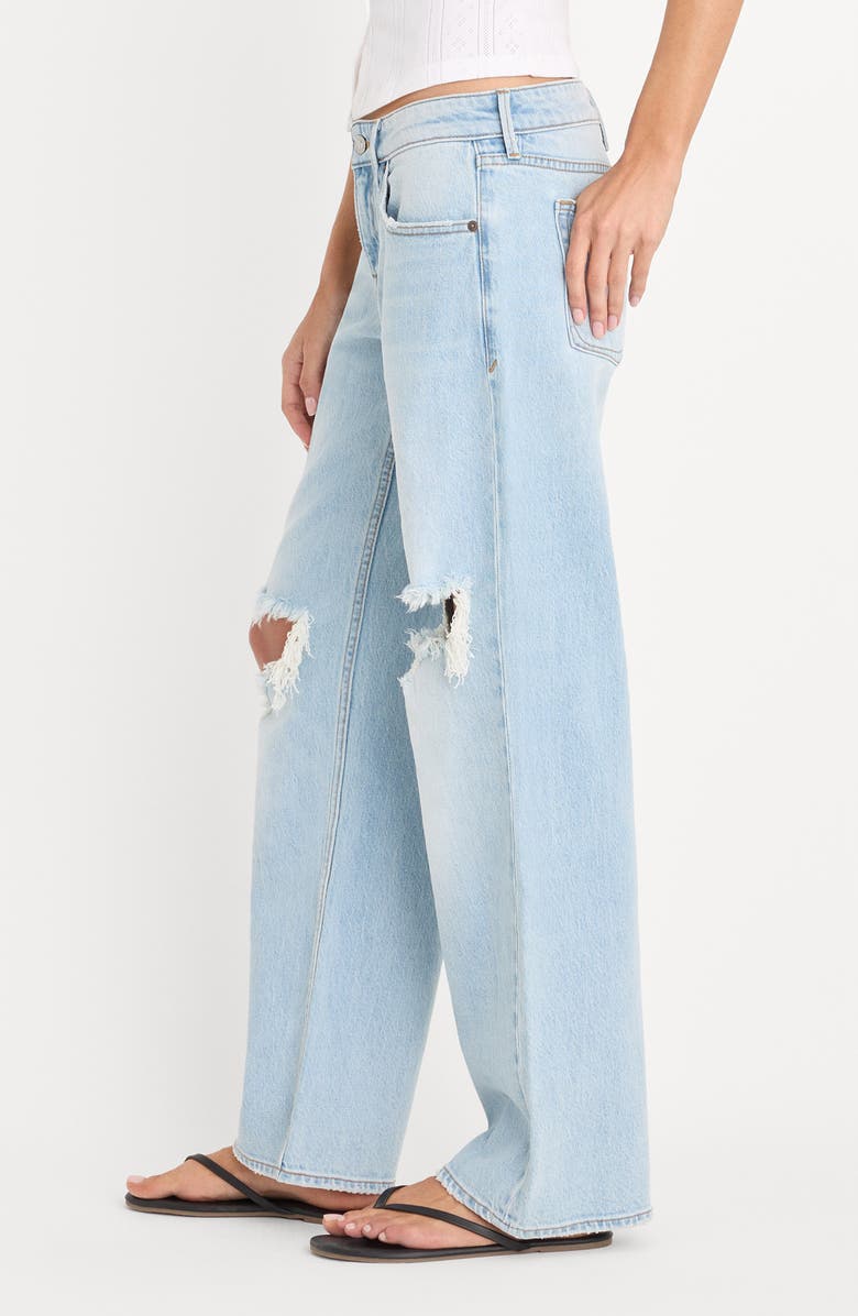 Good American Ripped Low Loose Jeans, Alternate, color, Indigo1249