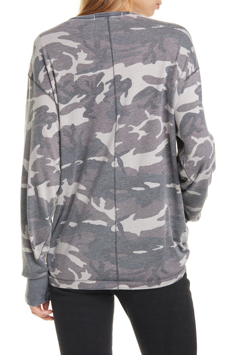 Free People Arielle Print Long Sleeve Tee, Alternate, color, 