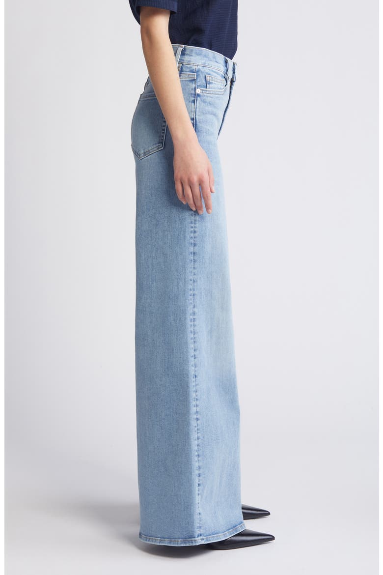 Le Palazzo High Waist Wide Leg Jeans, Alternate, color, COLORADO