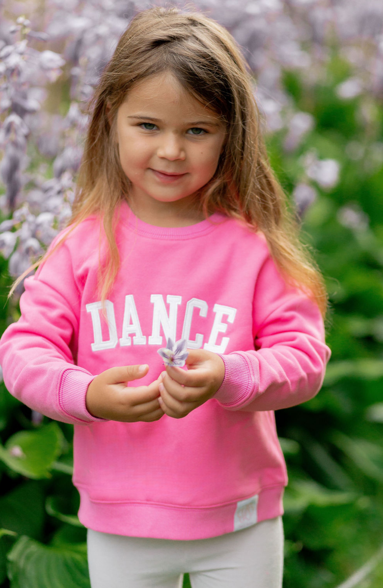 Bits & Bows Dance Sweatshirt, Alternate, color, Pink