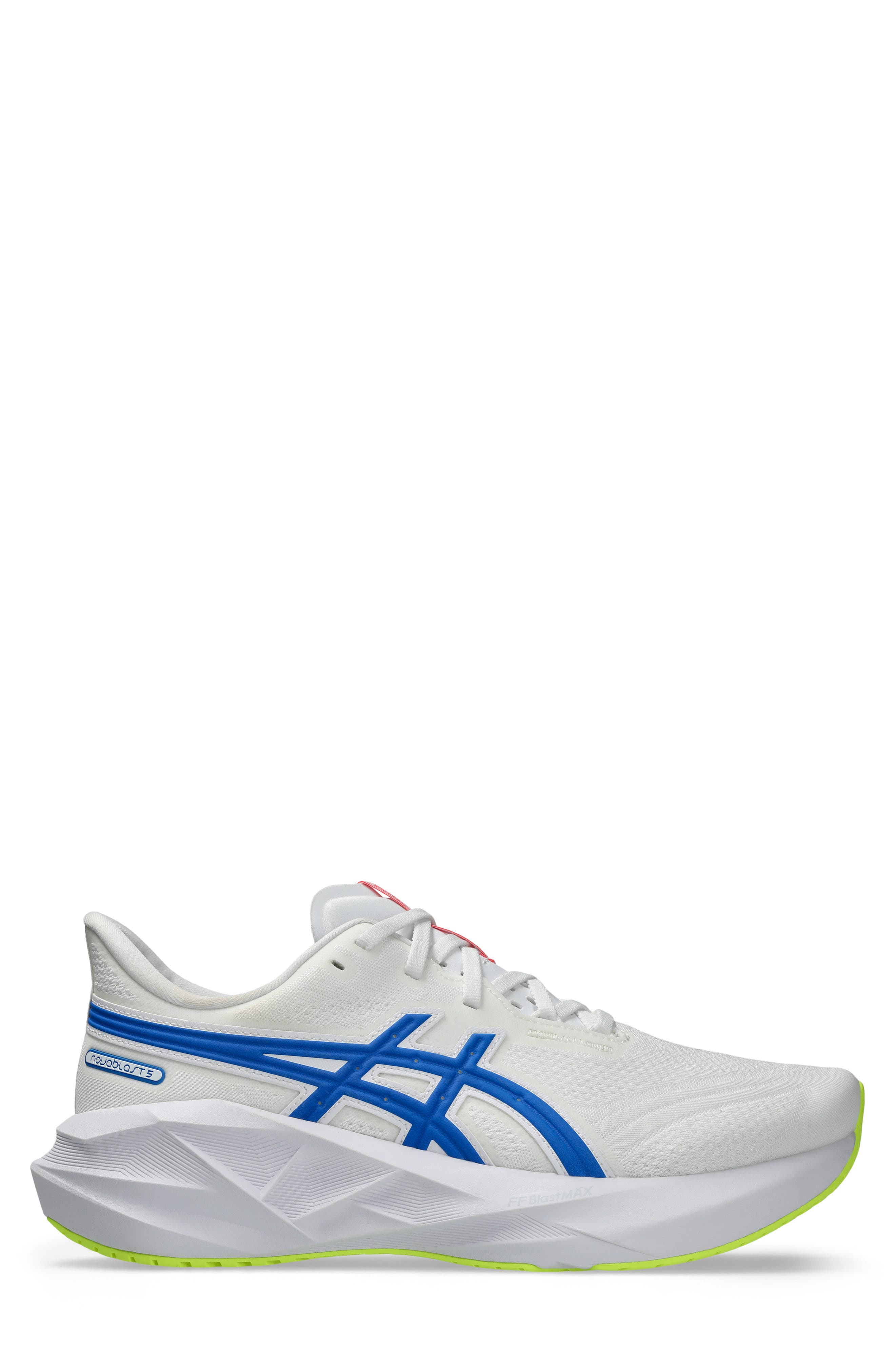 ASICS<sup>®</sup> NOVABLAST<sup>®</sup> 5 ATC Running Shoe, Alternate, color, White/Tuna Blue