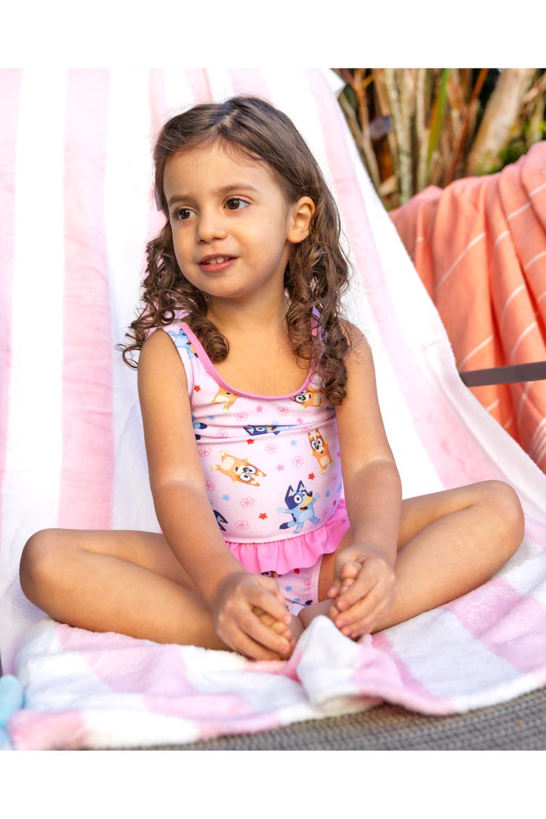Swimwear 2-Piece Tankini and Bottoms Set, Alternate, color, Bluey Bingo Pink