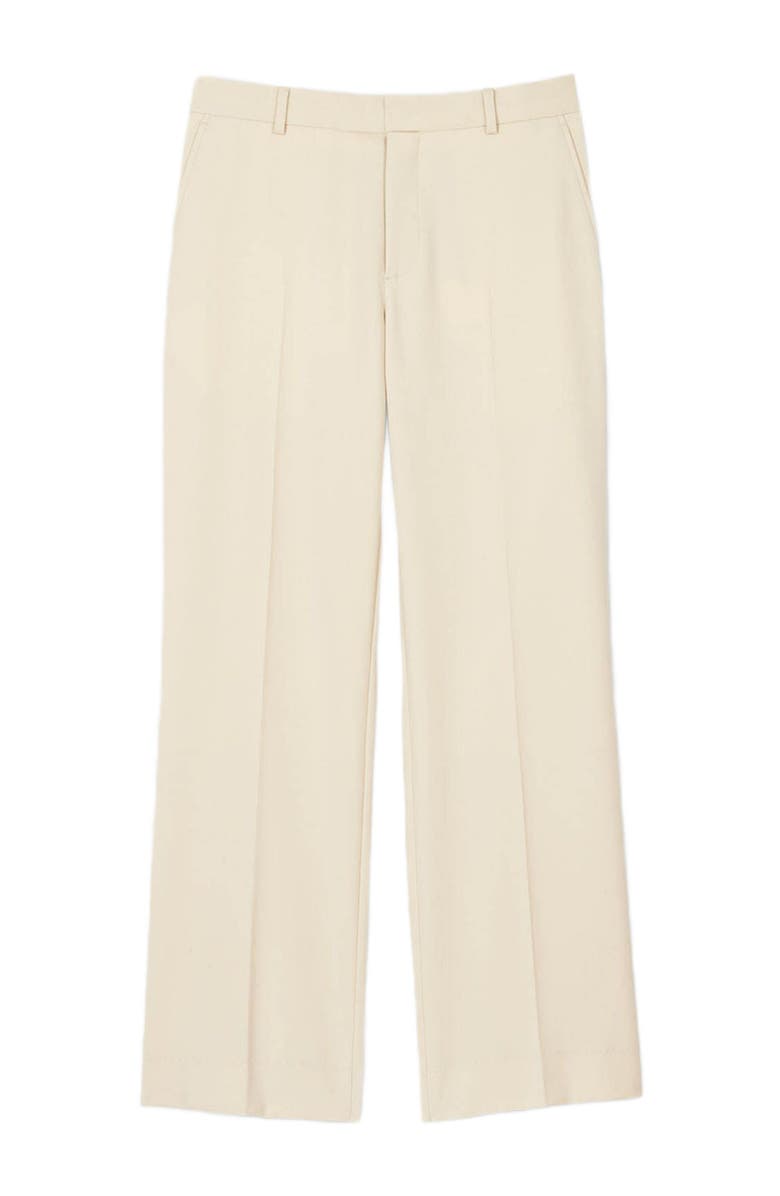 SANDRO Wool suit trousers, Alternate, color, Oats