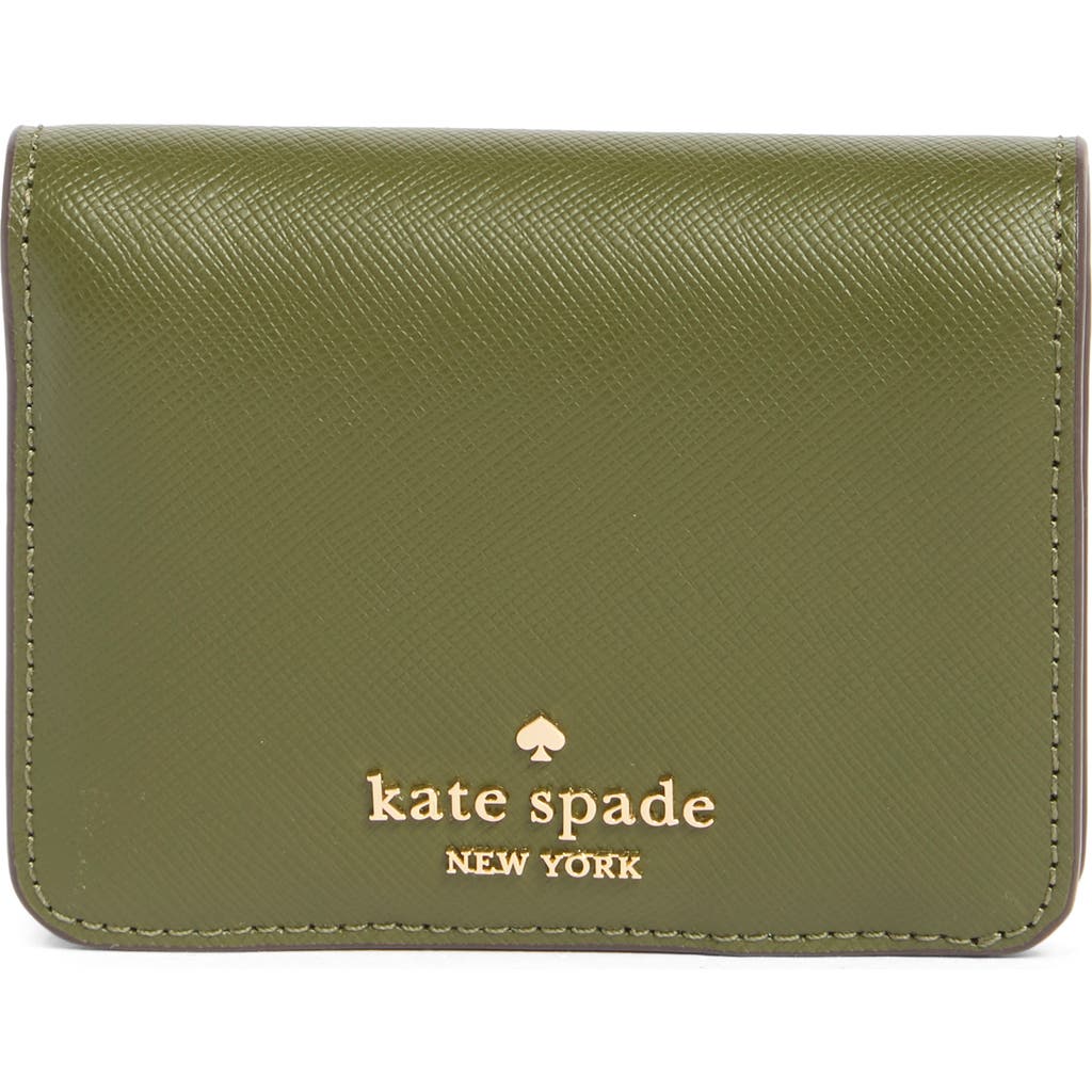 Kate Spade New York Madison Saffiano Leather Wallet In Green
