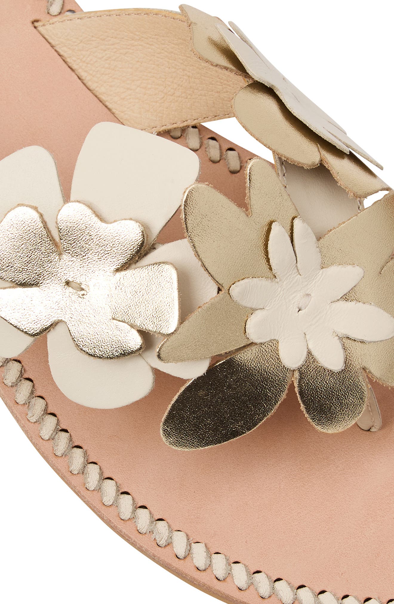 Jack Rogers Talahi Sandal, Alternate, color, Ivory/ Platinum