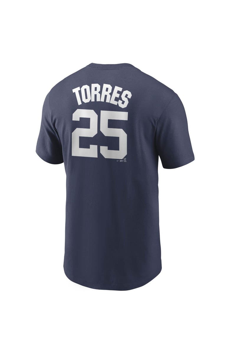 Nike Men's Nike Gleyber Torres Navy New York Yankees Name & Number T-Shirt, Alternate, color,