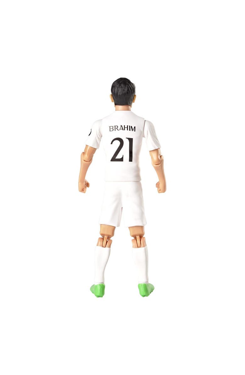 Banbo Toys SOCKERS Real Madrid CF Brahim Díaz 8" Collectible Soccer Action Figure, Alternate, color, White
