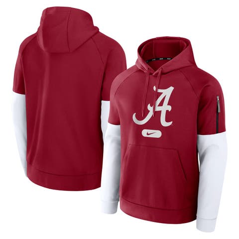 Men's Nike Crimson Alabama Crimson Tide Fitness Performance Pullover Hoodie
