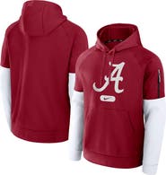 Nike Men's Nike Crimson Alabama Crimson Tide Fitness Performance Pullover Hoodie