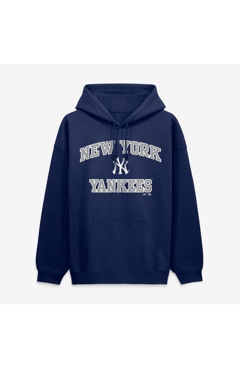 Logo Athletic Men's Logo Athletic Navy New York Yankees Heart & Soul Hoodie, Main, color, Navy