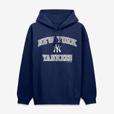 Men's Logo Athletic Navy New York Yankees Heart & Soul Hoodie