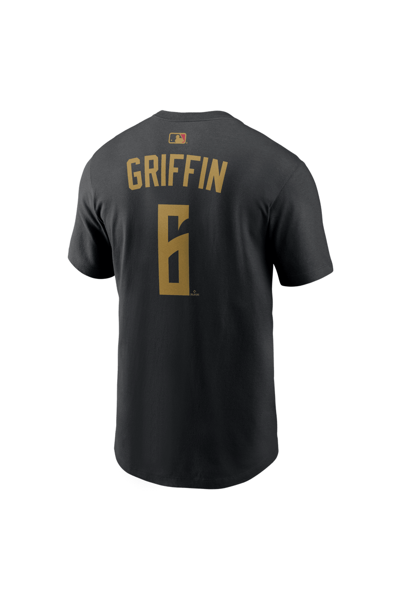 Men's Nike Konnor Griffin Black Pittsburgh Pirates 2026 City Connect Name & Number T-Shirt, Alternate, color, Black